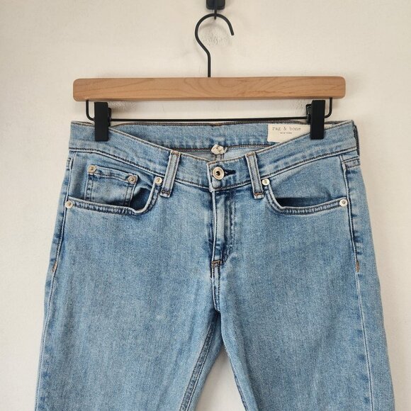 Rag & Bone Dre Capri Light Wash Skinny Jeans Denim Crop Women's 24 - Picture 3 of 12